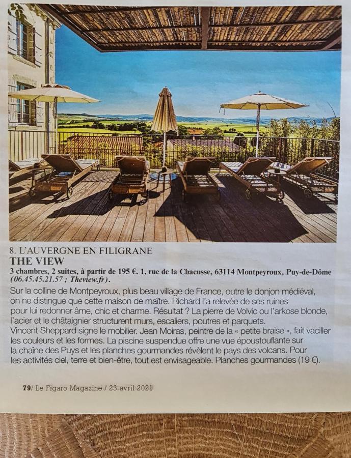 The View - Gite Mont Dore Montpeyroux  Luaran gambar